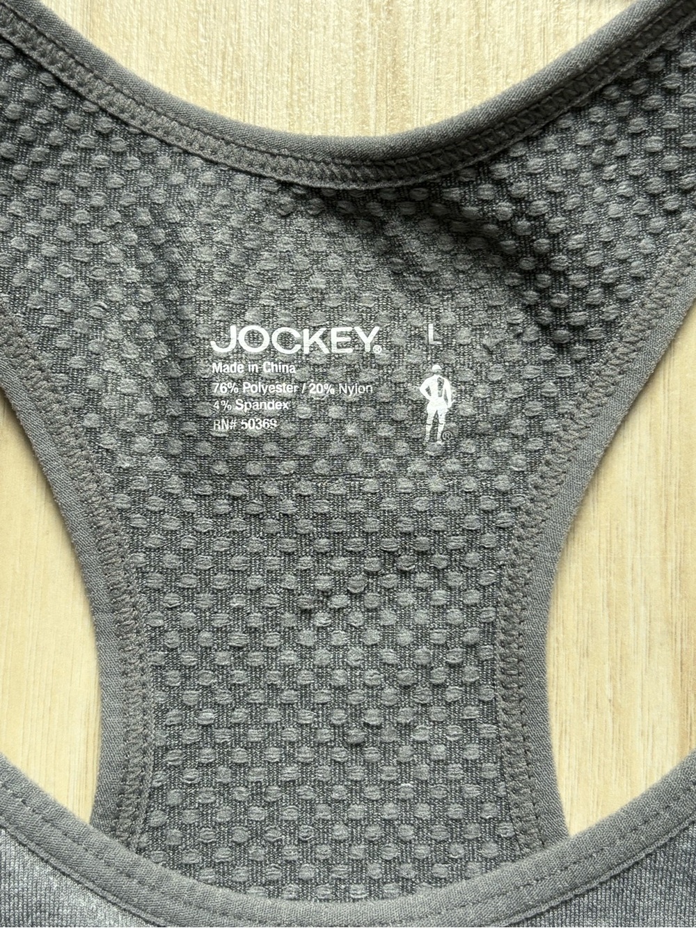 2 Pack Jockey Seamless Sports Bras Pink Gray Racerback Comfort Bras Large - Picture 5 of 6